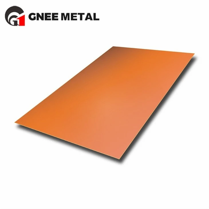C11000 Copper Sheet Gold Color For Decoration